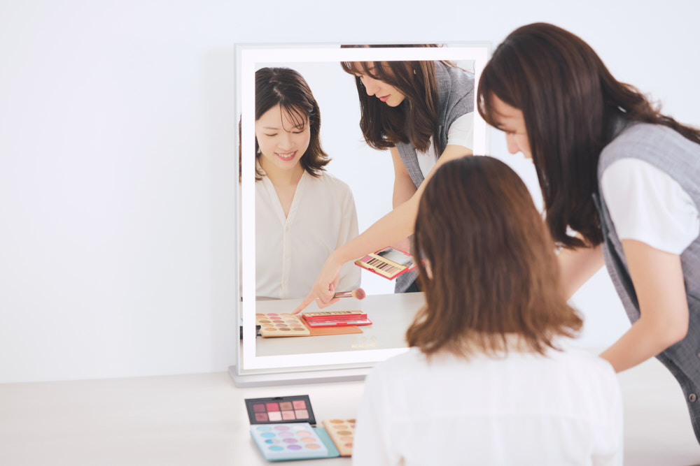 カラー診断士　メイク診断撮影