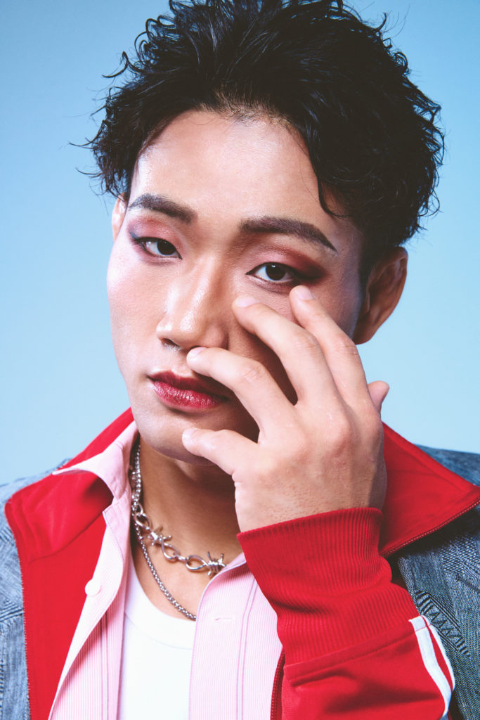 アスリート　ファッション撮影